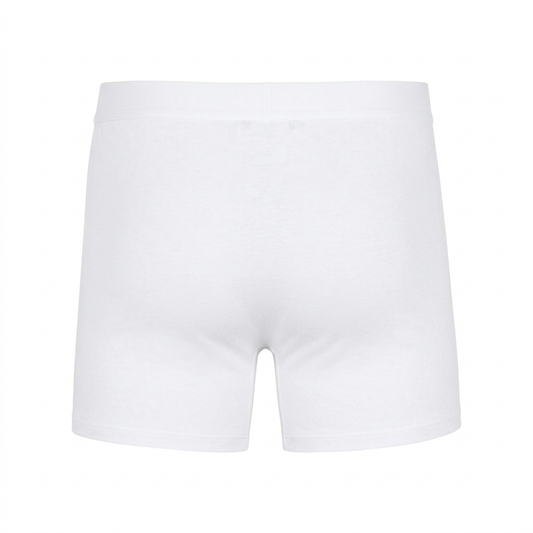 Men's Boxer Brief with Pouch - White
