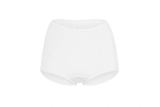 Women's High Waist Brief - White - Sample