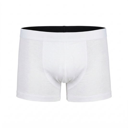 Men's Boxer Brief - White