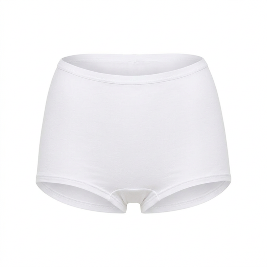 Women's High Waist Brief - White - Private Label