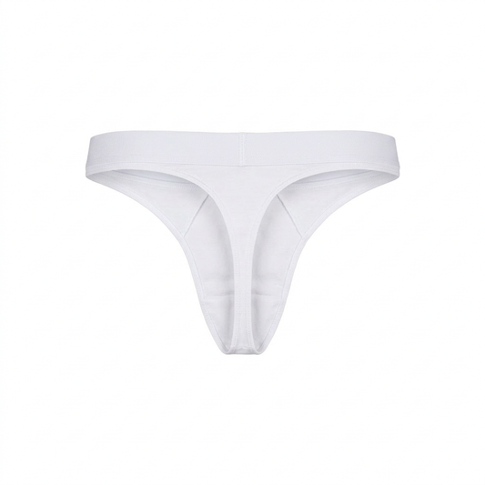 Men's Thong - White