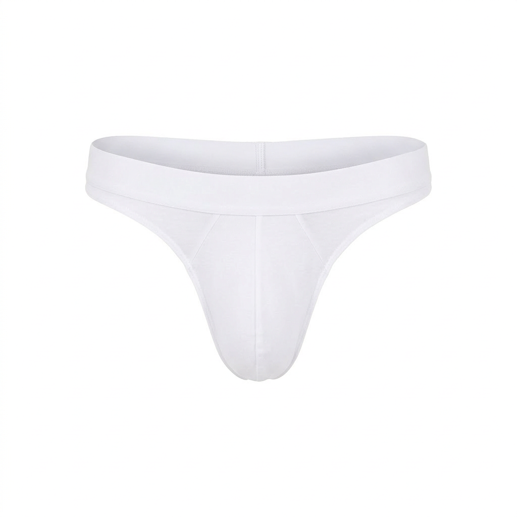 Men's Thong - White
